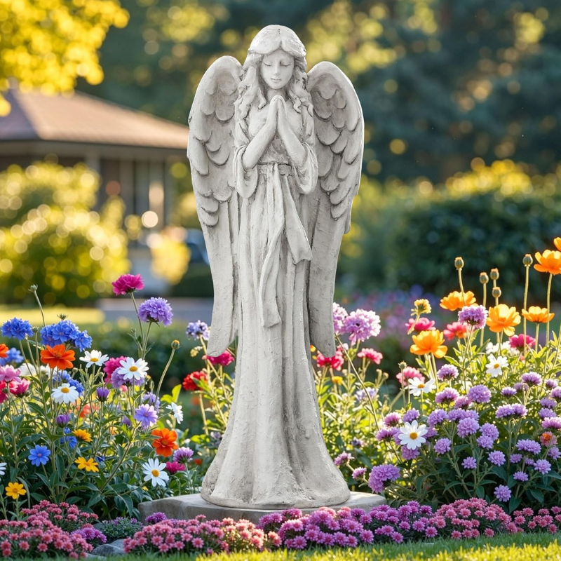 Praying Angel Statue for Outdoor Garden